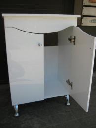 Водоустойчив шкаф за баня под мивка Видима